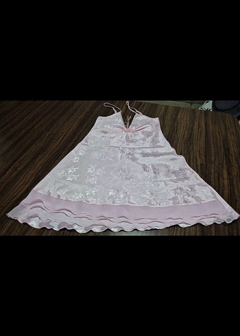 Pembe Kadın Gecelik - Görsel 3