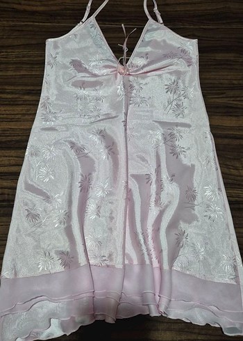 Pembe Kadın Gecelik - Görsel 2