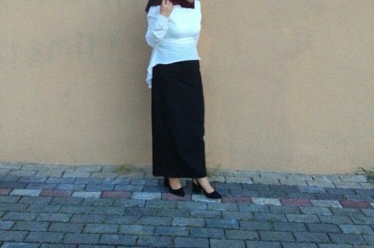 Beyaz bluz