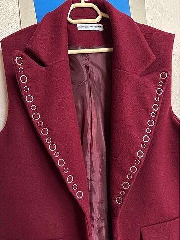 40 Beden bordo Renk Yelek