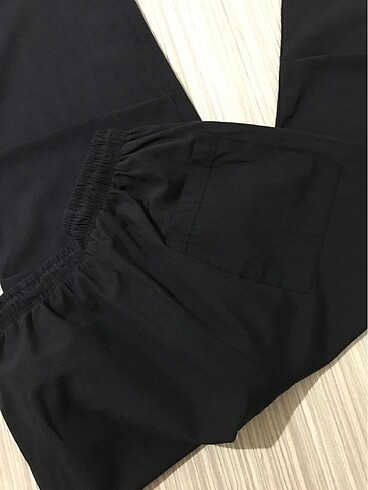 l Beden siyah Renk Paraşüt kumaş pantolon