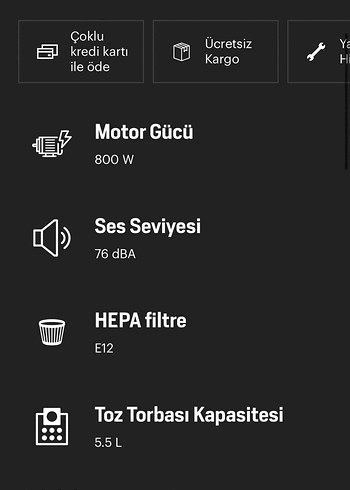  Beden Renk Arçelik Kırmızı Toz Torbalı Süpürge