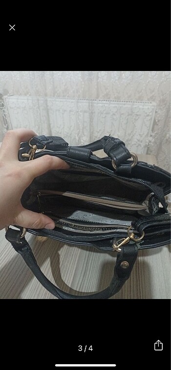 Beden Silver polo siyah çanta