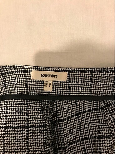 s Beden çeşitli Renk Koton Kumaş Pant