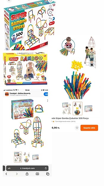 Bambu çubuklar