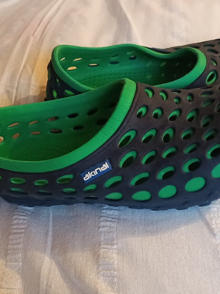 Erkek Yeşil gros plaj Terlik - Görsel 2