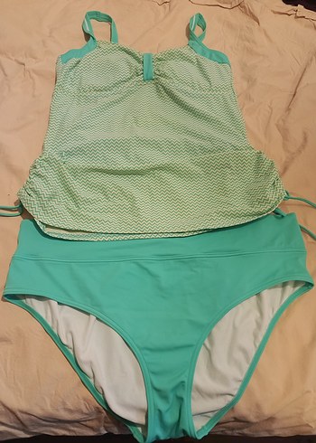 Yeşil Strappy Midi Mayo - Görsel 2