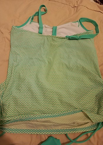 Yeşil Strappy Midi Mayo - Görsel 4