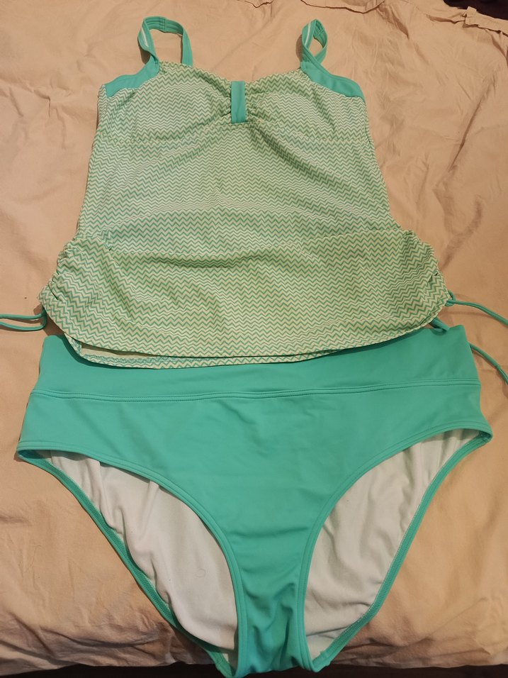 Yeşil Strappy Midi Mayo - Görsel 2