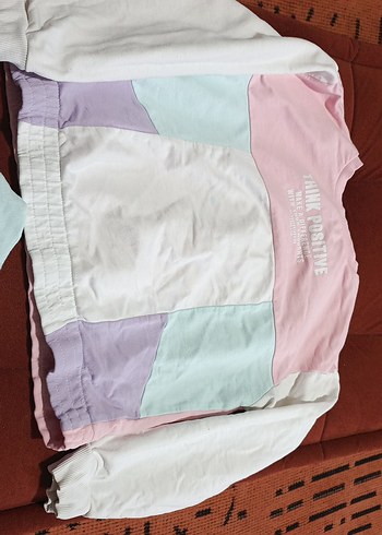 Rahat Kesim Pastel Renkli Kız Eşofman Takımı - Görsel 3