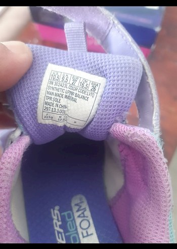 Kız Çocuk Çok Renkli Skechers Spor Ayakkabı - Görsel 6