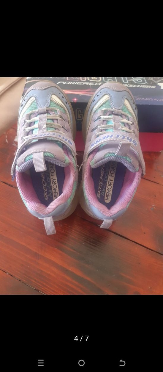 Kız Çocuk Çok Renkli Skechers Spor Ayakkabı - Görsel 4