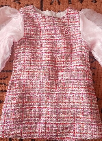 Pembe kız çocuk elbisesi