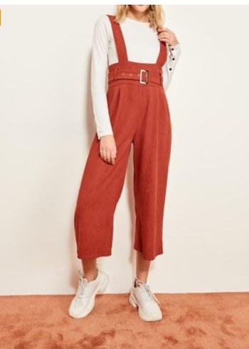 Trendyolmilla Kadife Tulum - Görsel 2