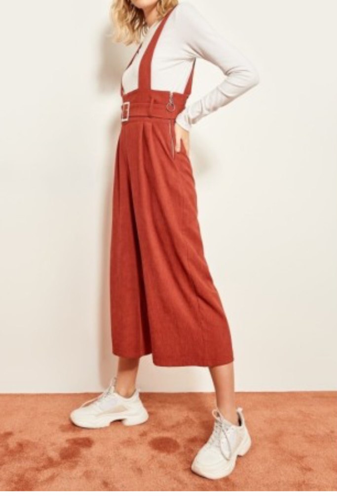 Trendyolmilla Kadife Tulum - Görsel 3