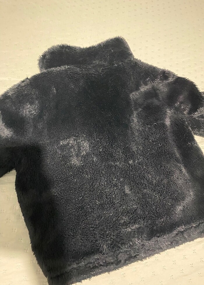 Pull and bear kürk ceket - Görsel 2