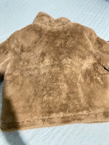 Pull and bear kürk mont - Görsel 3