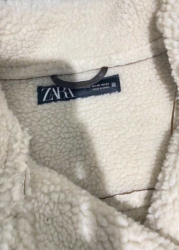Zara  kürk yelek - Görsel 2
