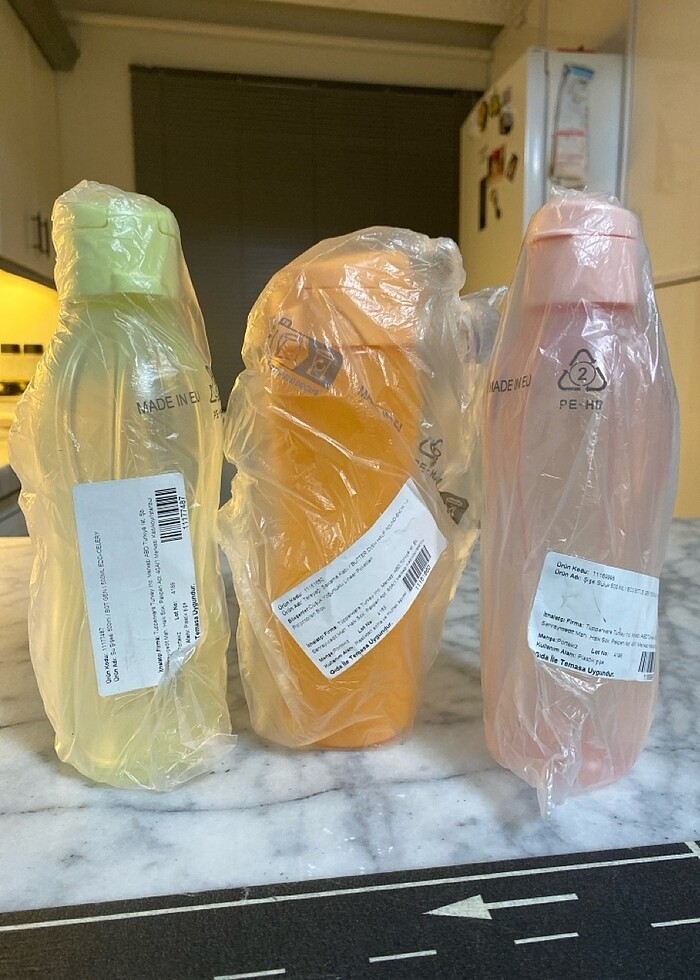 Tupperware su şişesi - Görsel 3