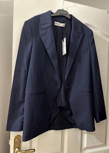 Çizgili Blazer ceket