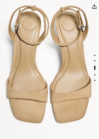 Bileği kemerli topuklu sandalet - Görsel 2