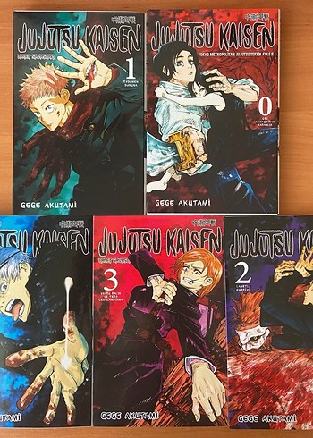 Jujutsu Kaisen 0-3 Cilt Manga Seti