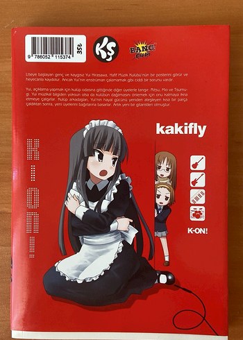  K-ON! 1 & 2 Kakifly SUNAR! Manga