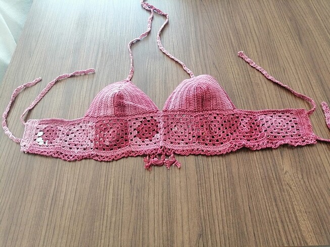 s Beden çeşitli Renk El örgüsü bikini üstü
