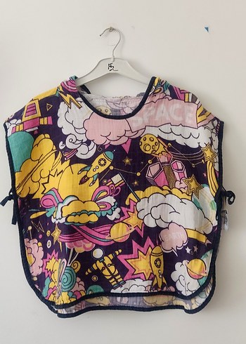 3.4.5.6 yaş içn uygun müslin banyo havuz bornoz - Görsel 2