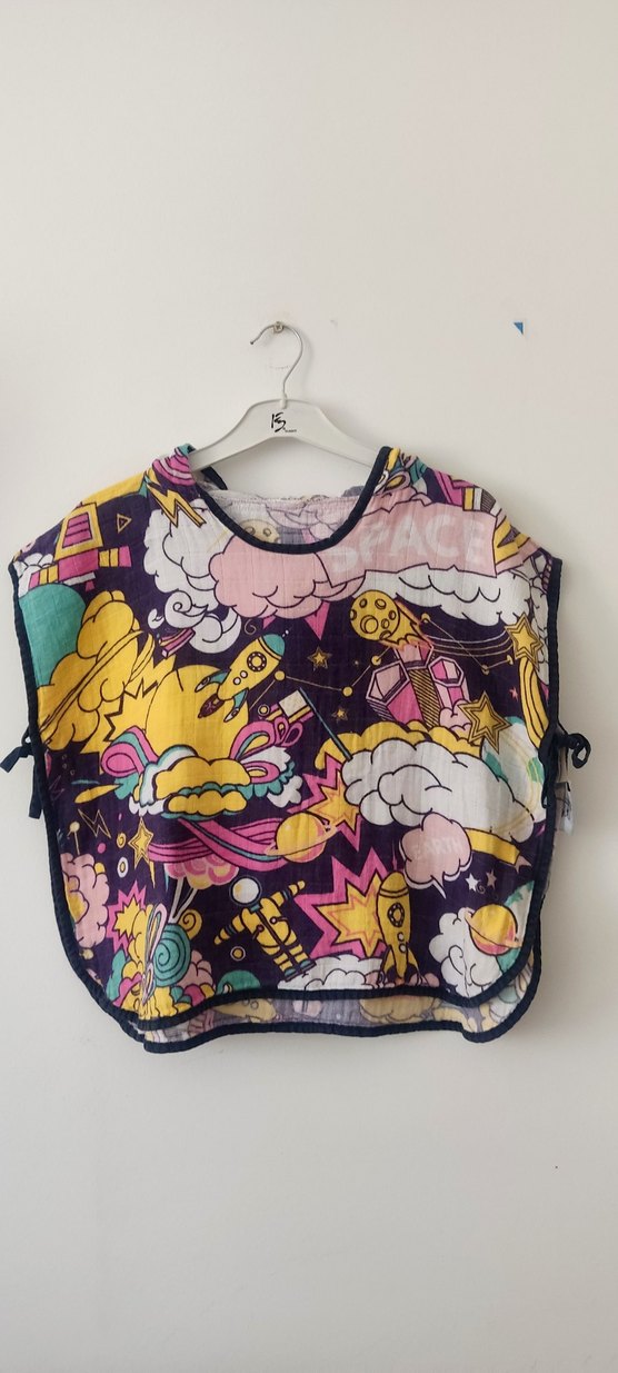 3.4.5.6 yaş içn uygun müslin banyo havuz bornoz - Görsel 2