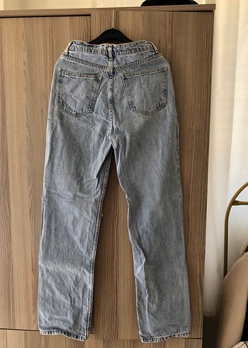 Trendyol & Milla Gri Bol Kesim Kadın Kot Pantolon