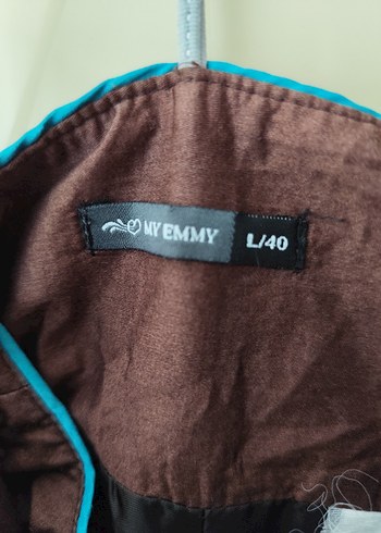 Bohem Tarzı Kahverengi Askısız Midi Elbise - Görsel 6