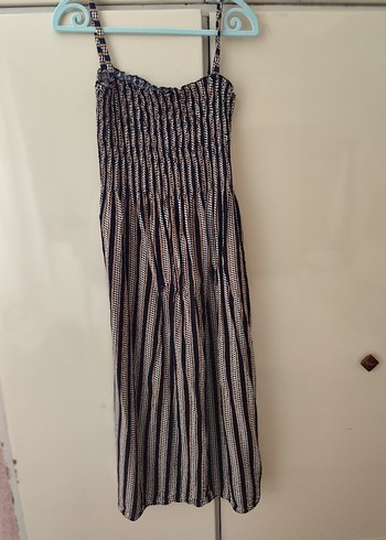 Bohem Tarzı Uzun Pilili Kadın elbise - Görsel 2