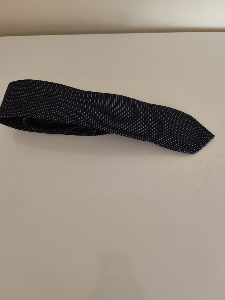 Klasik Siyah Desenli Erkek Kravat - Görsel 5