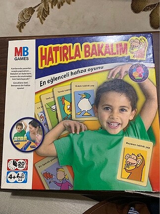 eğitici kutu oyunu HATIRLA BAKALIM