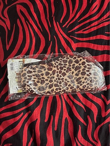 leopar desenli babet çorap patik