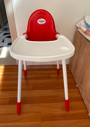 Kırmızı Bebek Mama Sandalyesi
