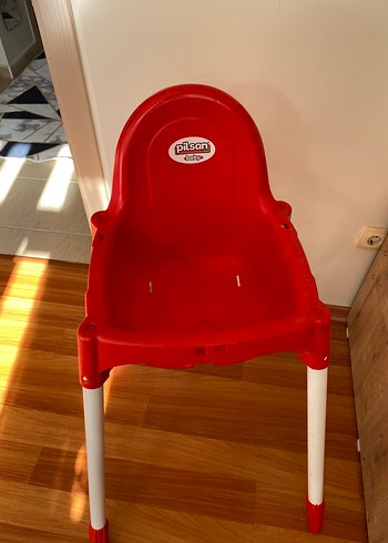 Beden Kırmızı Bebek Mama Sandalyesi