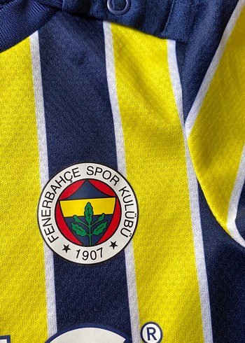 Sarı Lacivert Çizgili Kısa Kollu Forma - Görsel 3