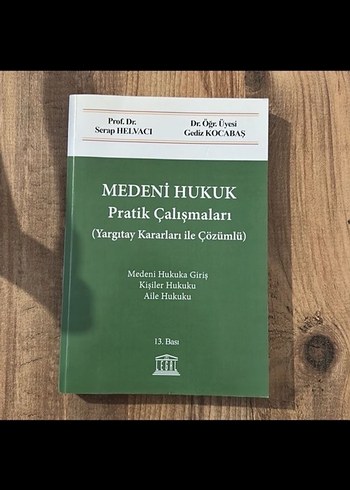 Medeni Hukuk Pratik Çalışmaları - Serap Helvacı