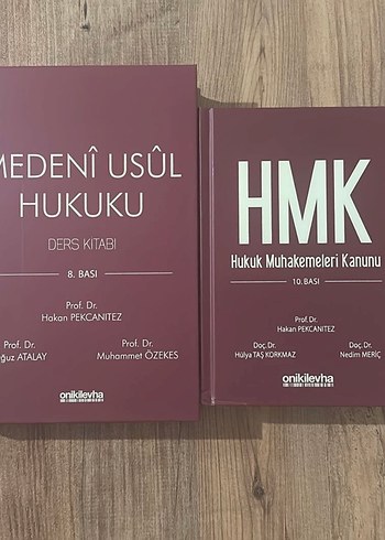 Hukuk Muhakemeleri Kanunu ve Medenî Usûl Hukuku Kitapları