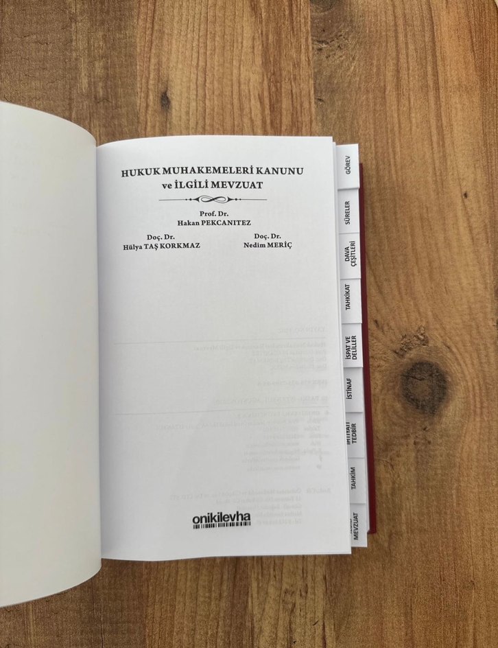 Hukuk Muhakemeleri Kanunu ve Medenî Usûl Hukuku Kitapları - Görsel 2