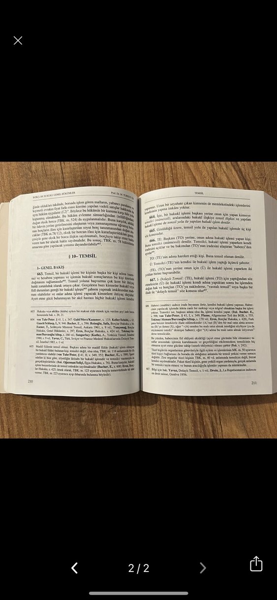 Borçlar Hukuku Genel Hükümler Cilt 1 Kitap - Görsel 2