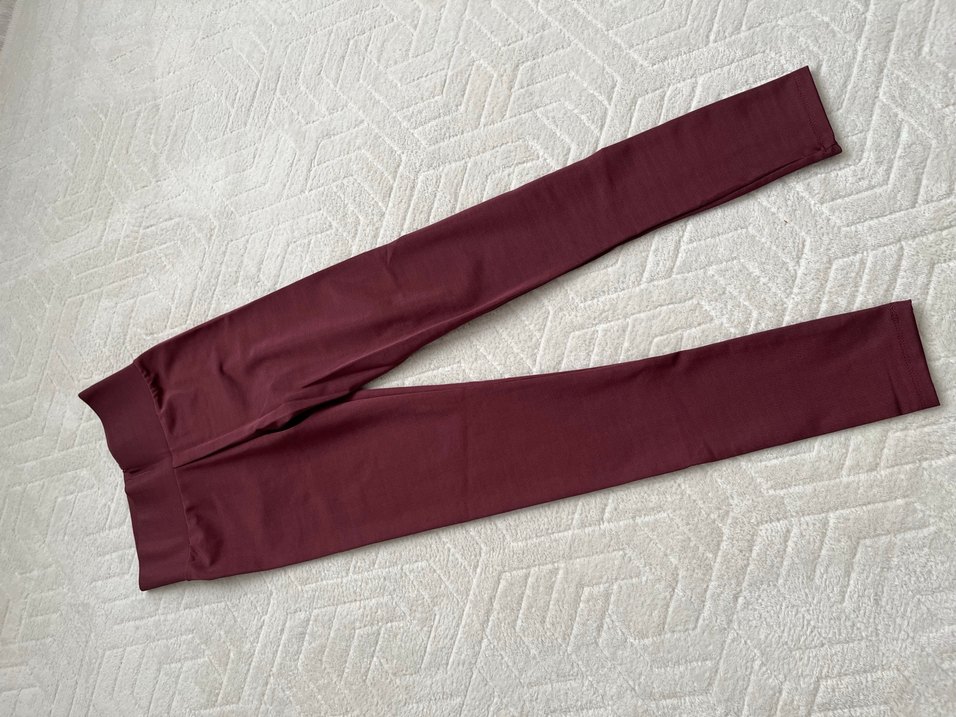 Bordo Kadın Kumaş Pantolon Midi Boy - Görsel 3