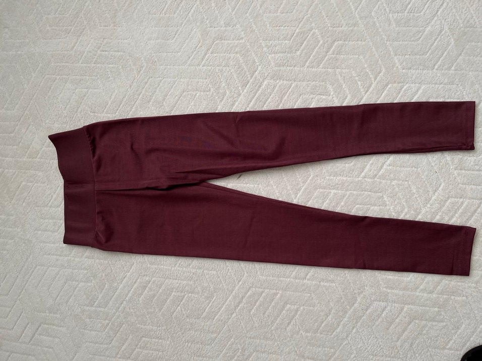 Bordo Kadın Kumaş Pantolon Midi Boy - Görsel 2