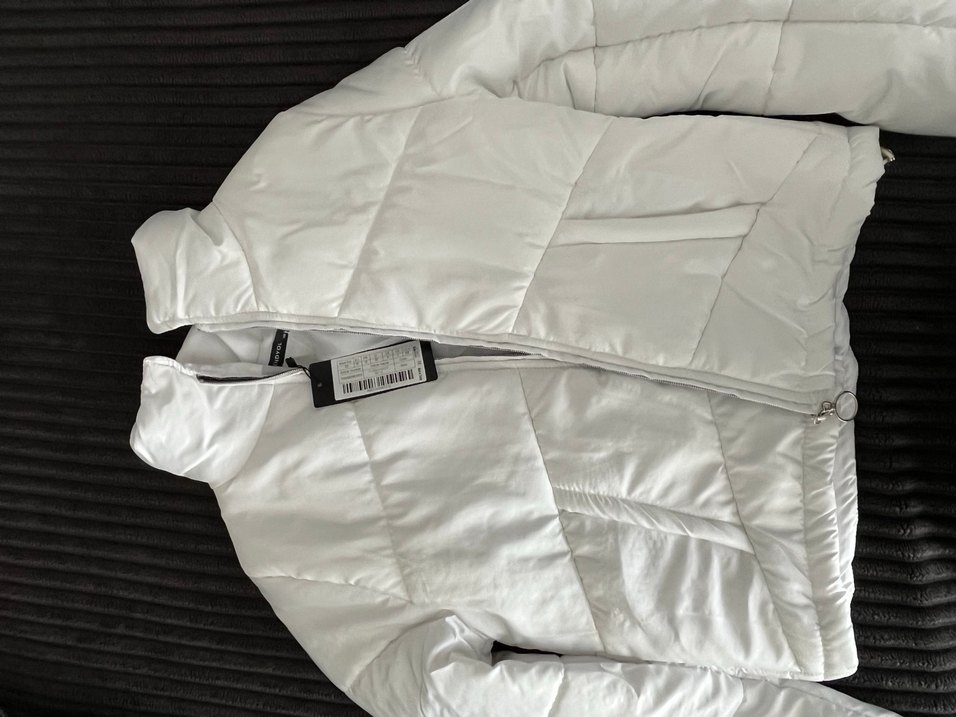 Beyaz Kadın Midi Kışlık Mont - Görsel 4