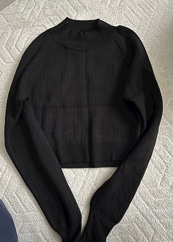 Siyah Uzun Kollu Drapeli Kadın Takım - Görsel 4