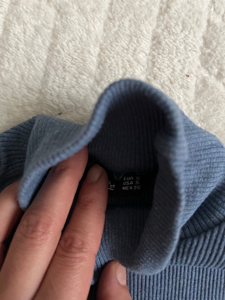 Gri Balıkçı Yaka Kadın Triko - Görsel 5