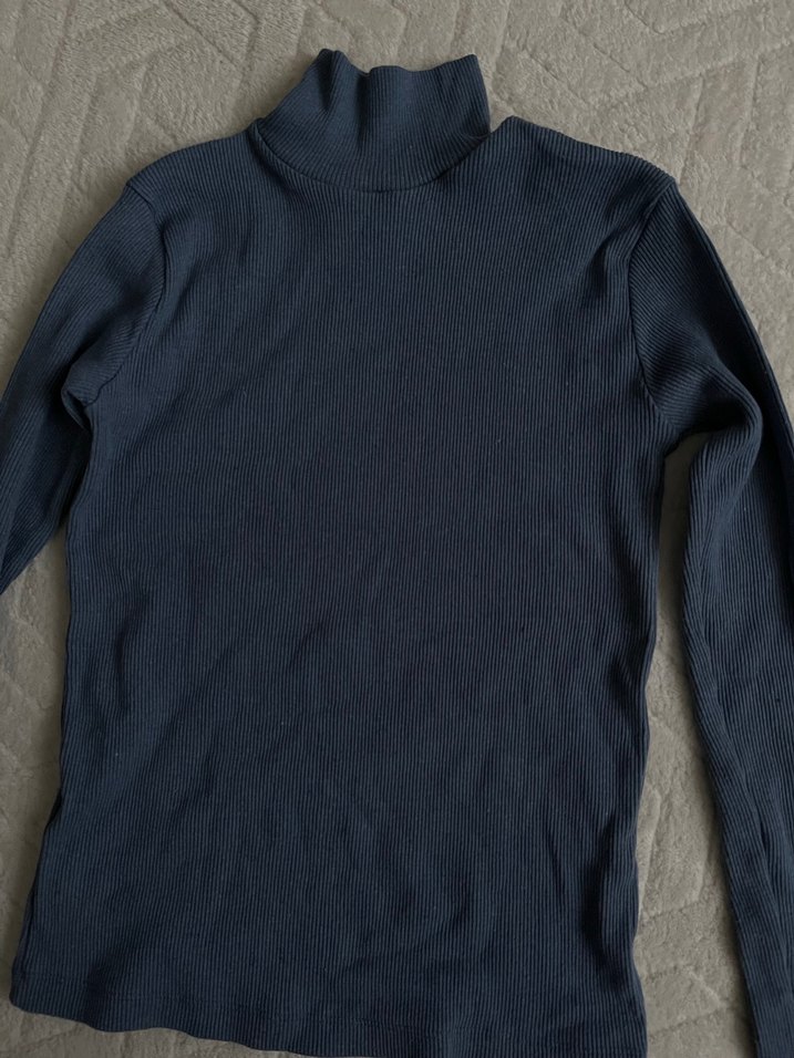 Gri Balıkçı Yaka Kadın Triko - Görsel 2