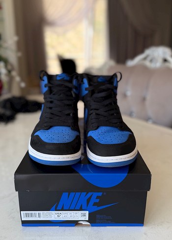 43 Beden mavi Renk AIR JORDAN 1 RETRO HIGH OG